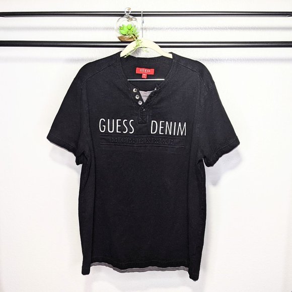 Guess Black Roman Numerals Mcmlxxxi 981 